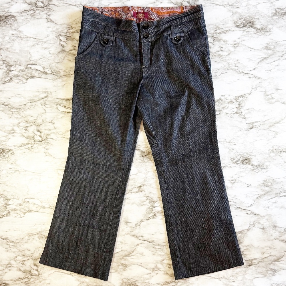 One 5 One Dark Wash Trouser Style Jeans